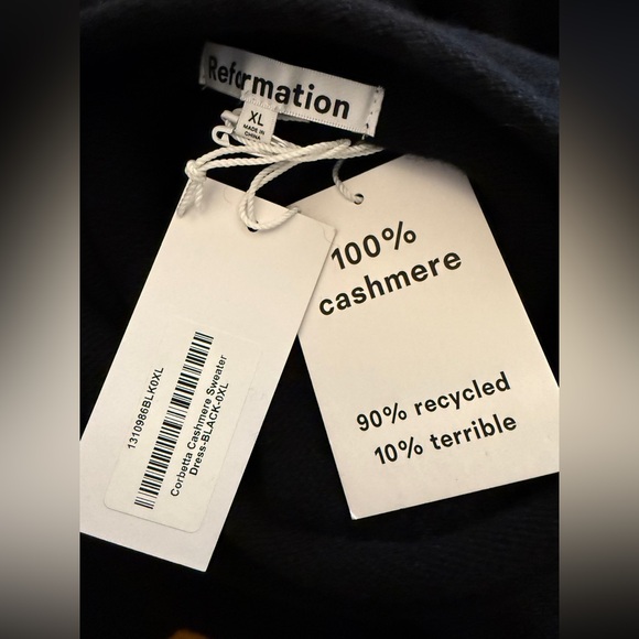 Reformation Corbetta Cashmere Sweater Dress - Picture 8 of 8